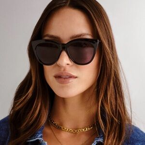 Le Specs Cat Eye Sunglasses - Black